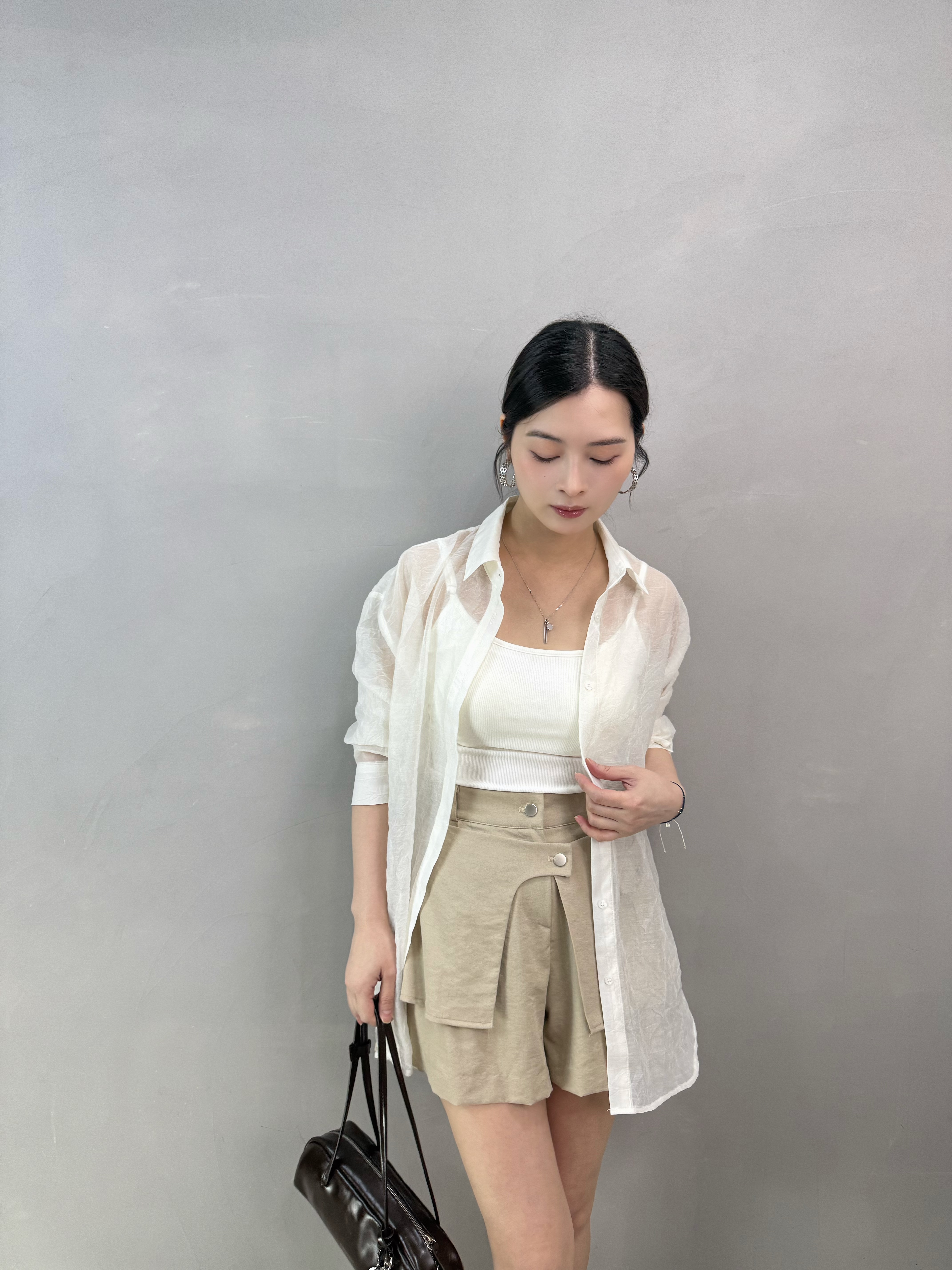 S65 兩著縐縐防曬恤衫