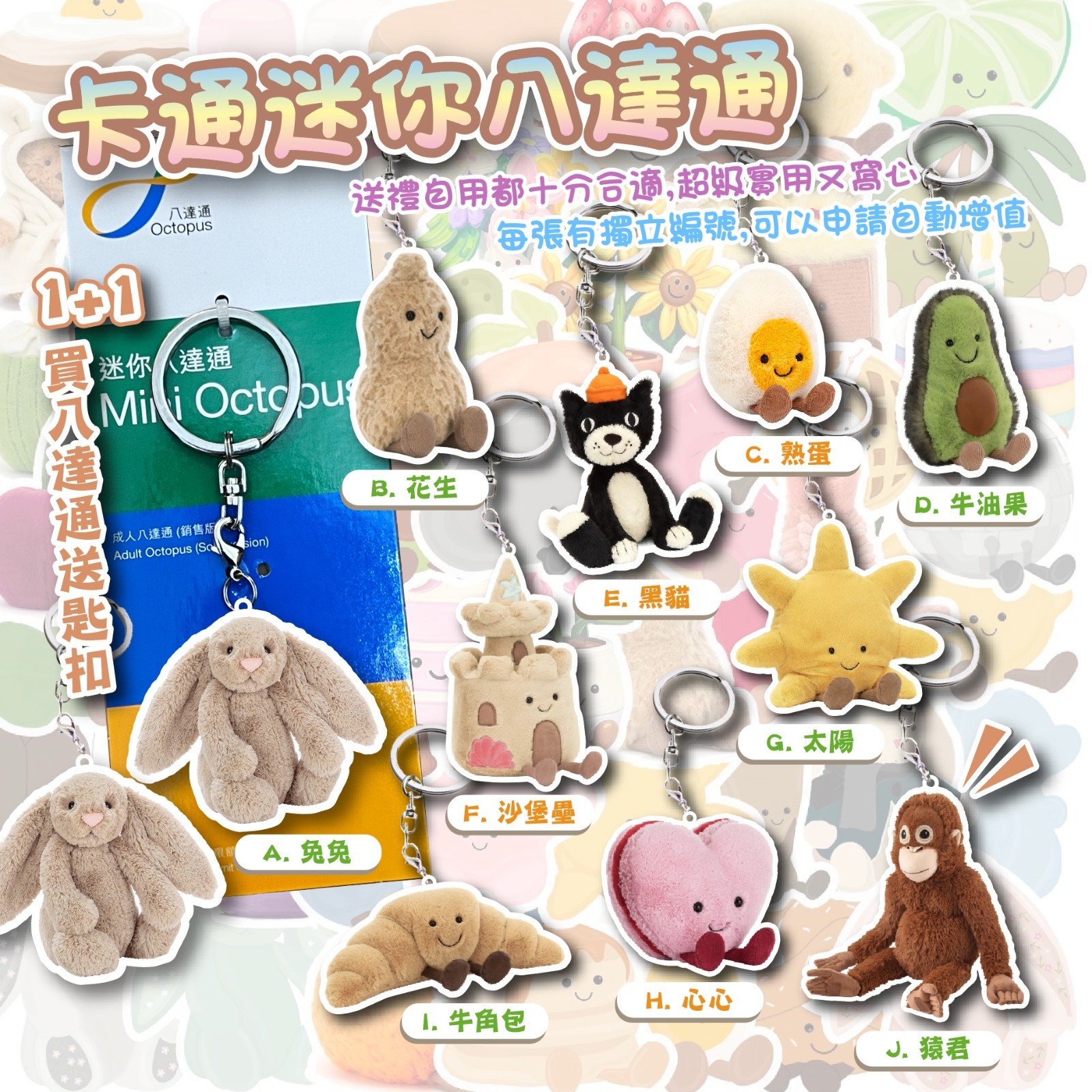  【預訂】卡通迷你八達通