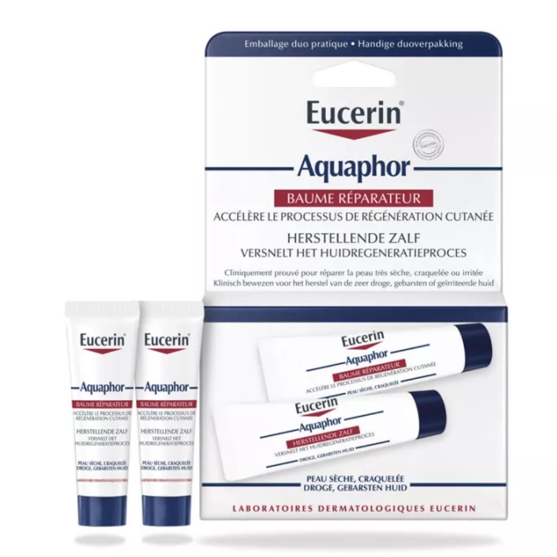 Eucerin Aquaphor Baume Réparateur（優色林舒敏修護萬用膏 / 萬用修復膏雙支裝）