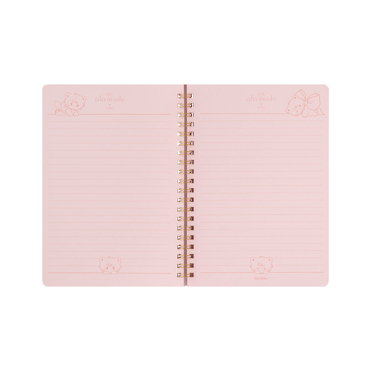 🎀【預訂】Lil ala mode ❤︎ mikko B6 note book - Mousse