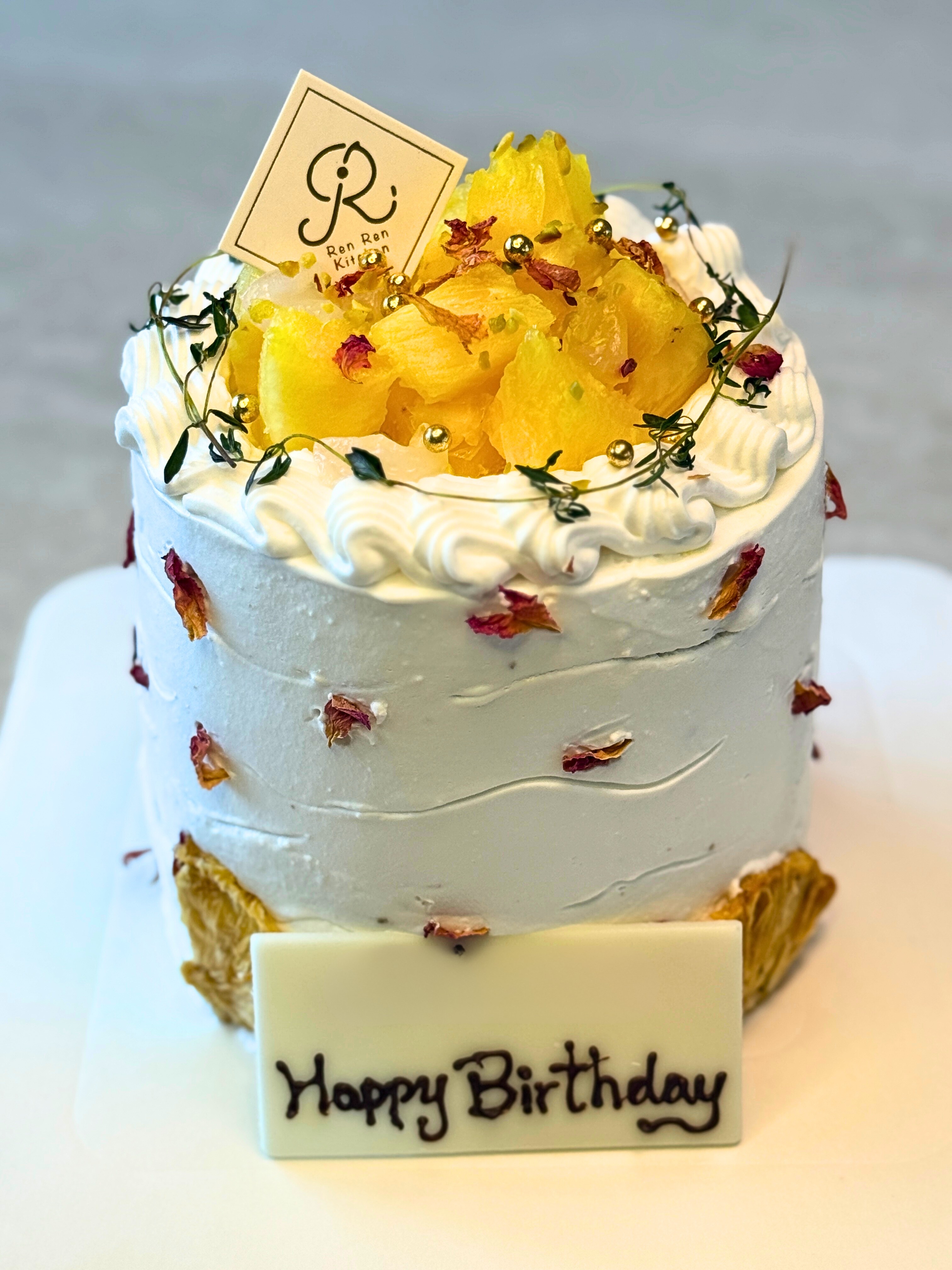 金鑽菠蘿x烏龍茶蛋糕