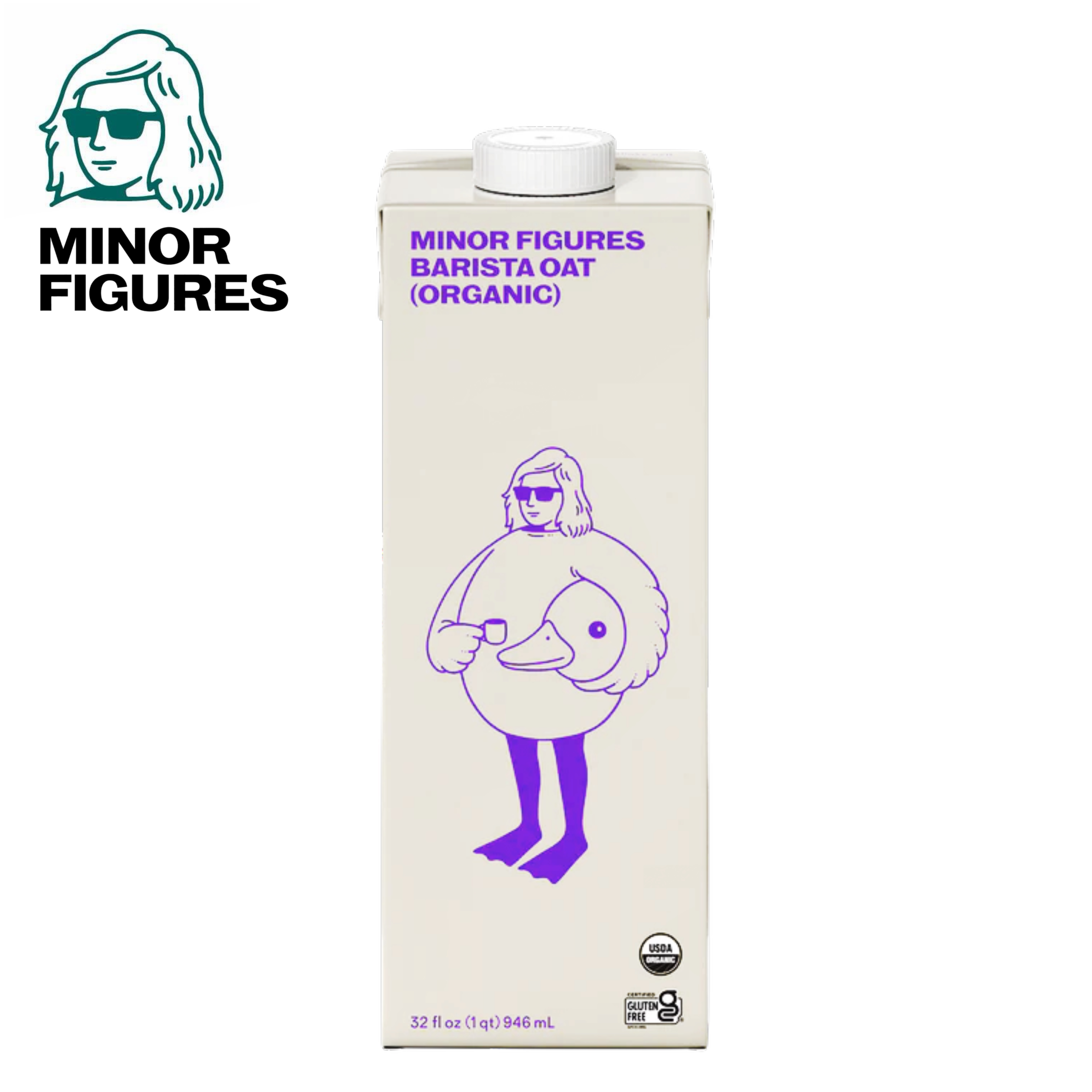 ♻️英國 有機無糖燕麥奶 U.K. Minor Figures Organic Unsweetened Oat Milk 