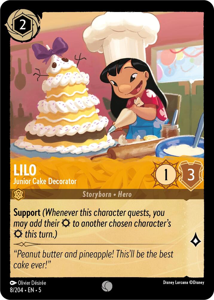 8/204 Lilo - Junior Cake Decorator [Foil]