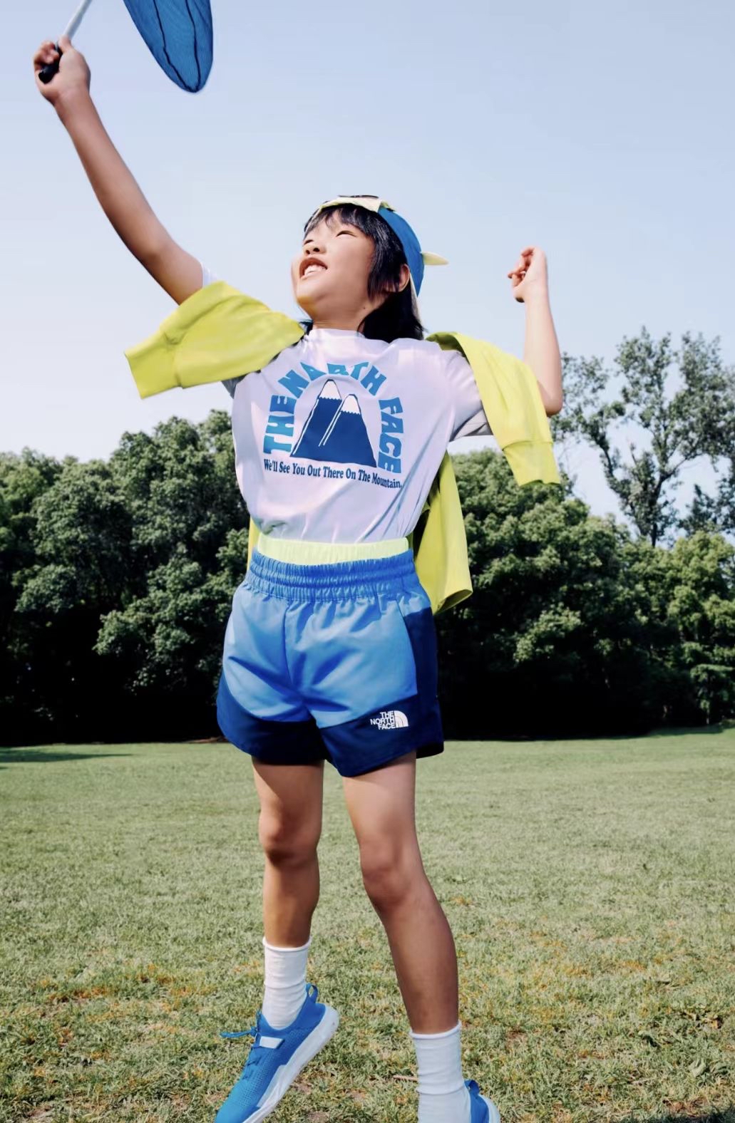 0731 親子❤️ TNF 遇水生花🌸短褲