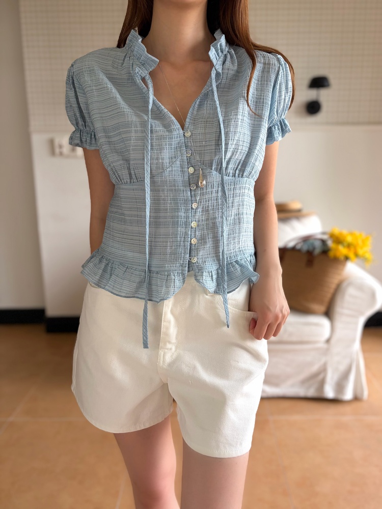 Everyday White Denim Shorts