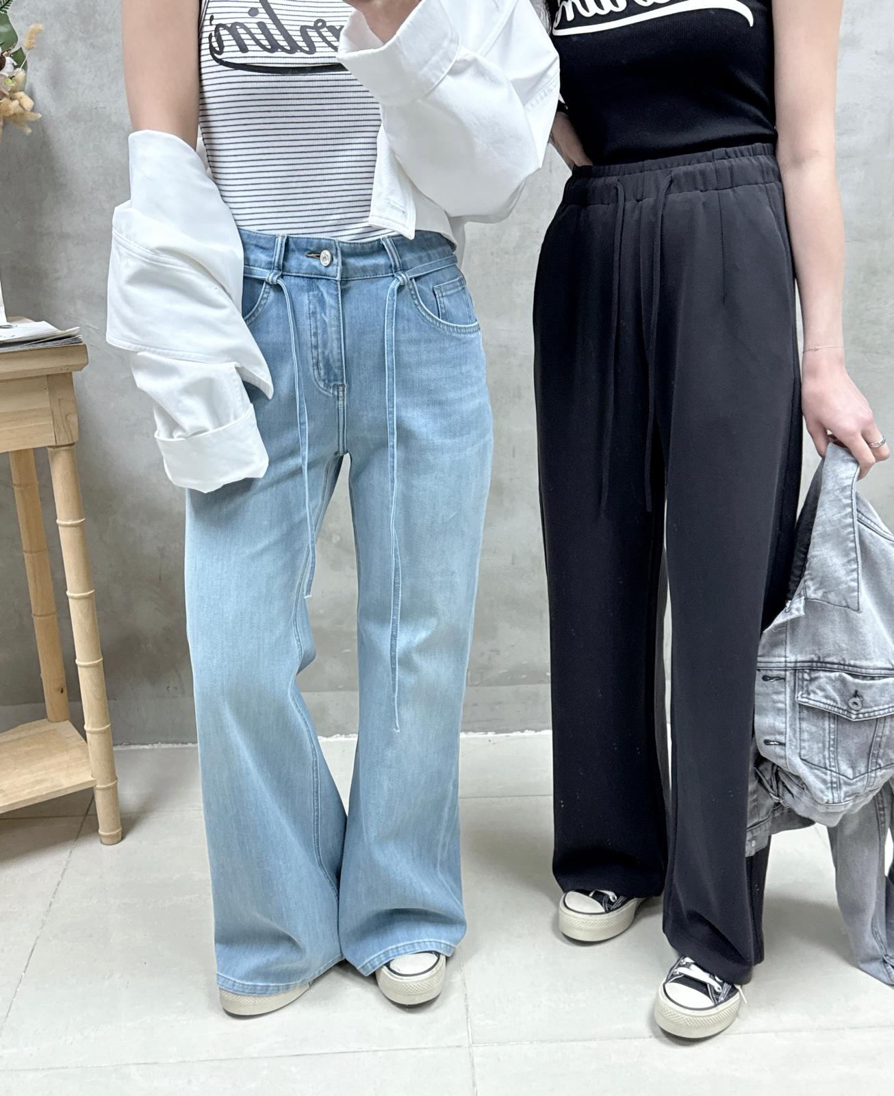 E06 前帶直腳牛仔褲