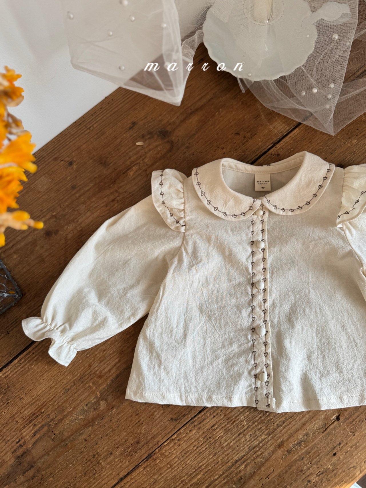 🇰🇷Marron blouse