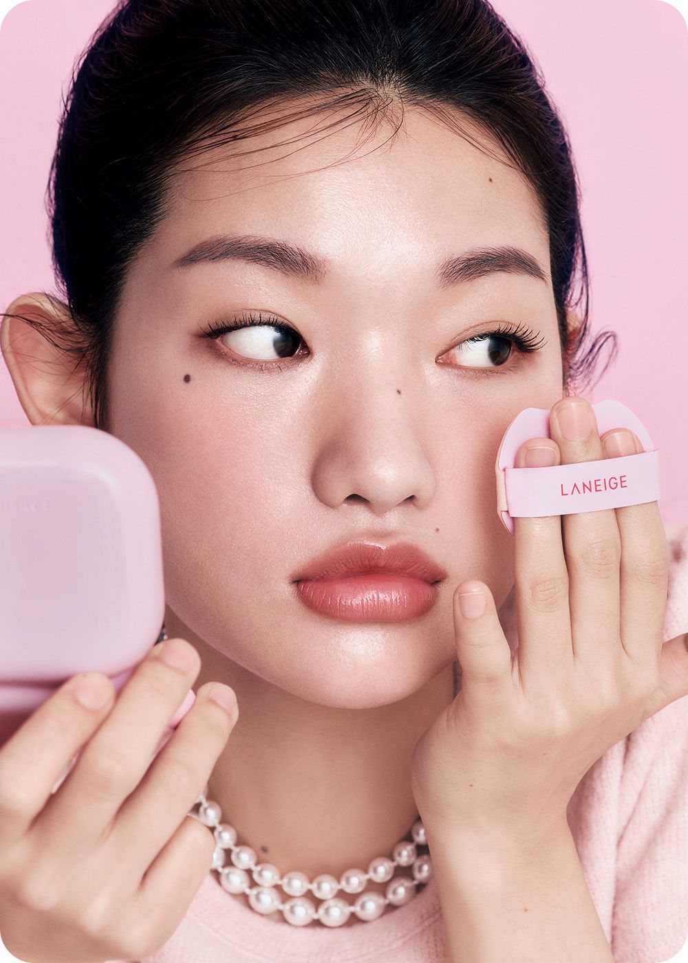 LANEIGE 水亮輕透 NEO氣墊粉底 SPF50+ PA+++ (連粉盒及補充裝) 15g x 2