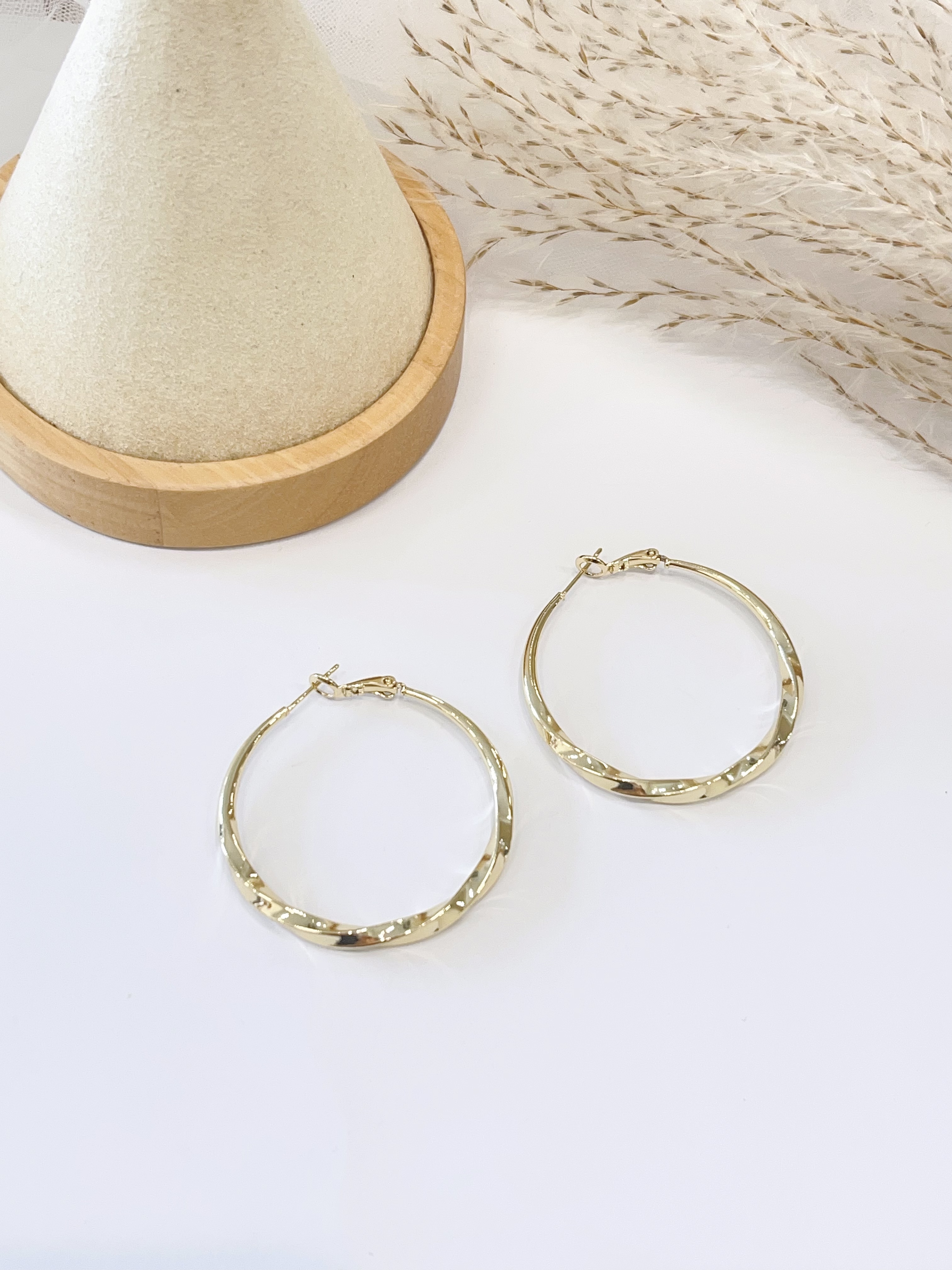 切割纹路感简约耳环