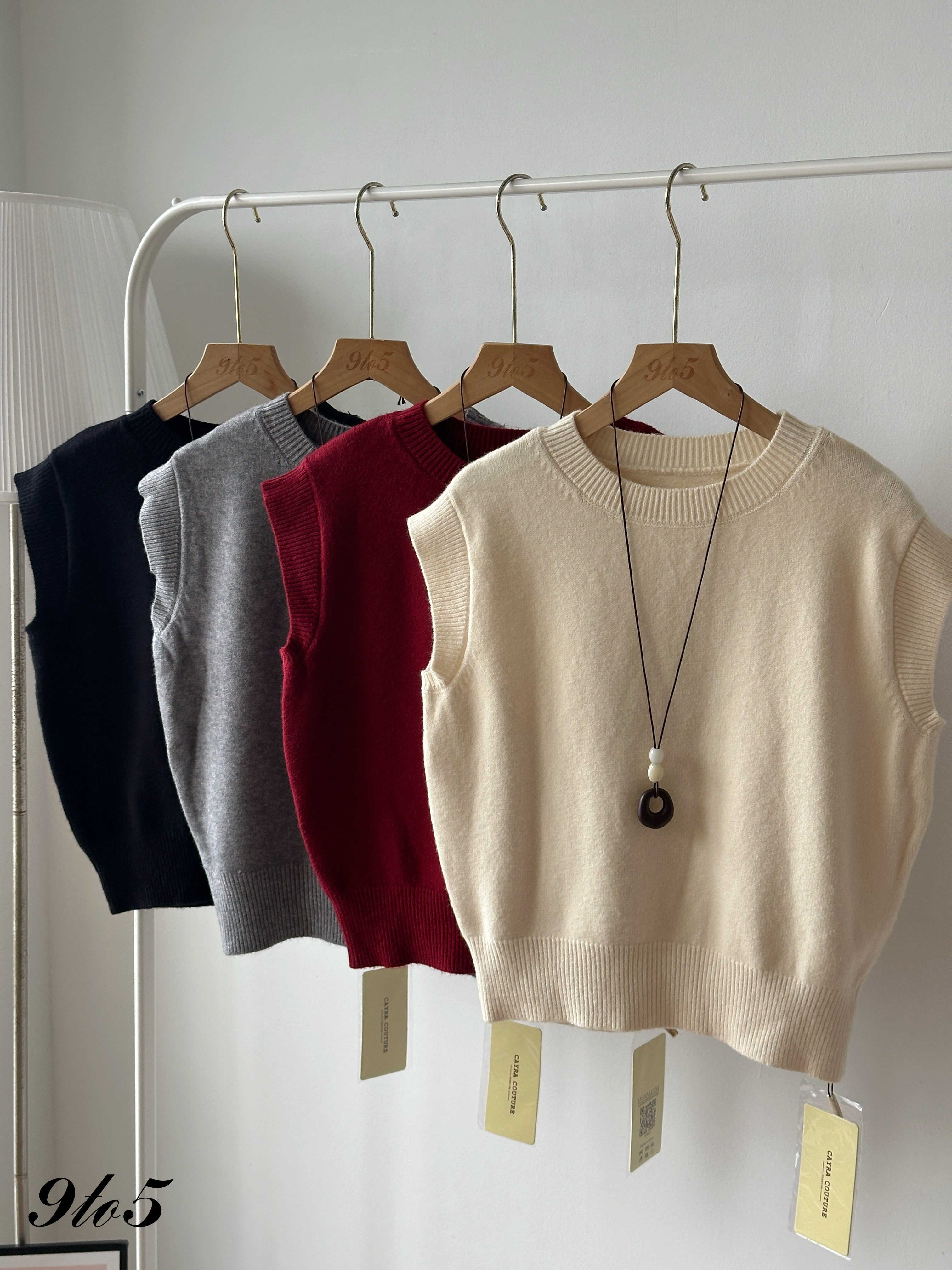 T4382 Cape Sleeve Knit Top - 4 Colors 