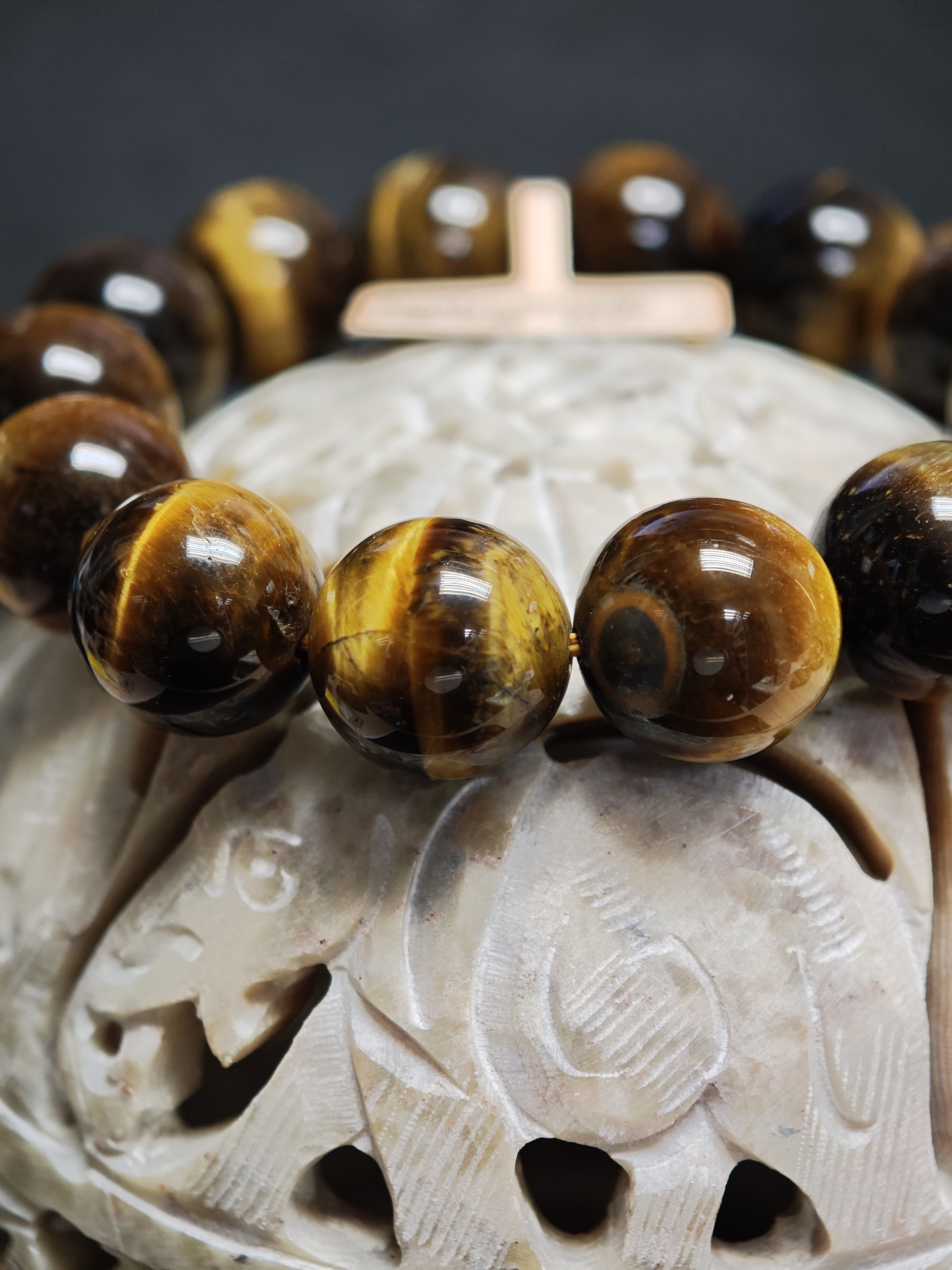 ✨新品水晶手串✨✨黃虎眼石手串✨實物拍攝✨