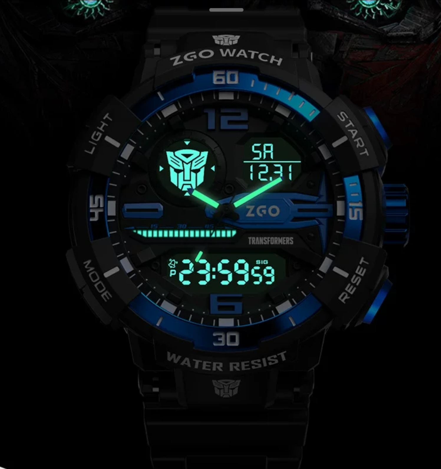 多款選擇/2隻起各減$ 10。🤖⚡ ZGO × Transformers 變形金剛聯名電子錶 ⚡🤖
