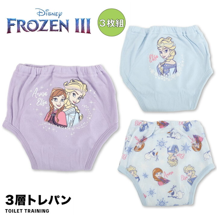 🇯🇵預訂 日本直送🇯🇵Frozen人物印花三層學習褲三件套裝