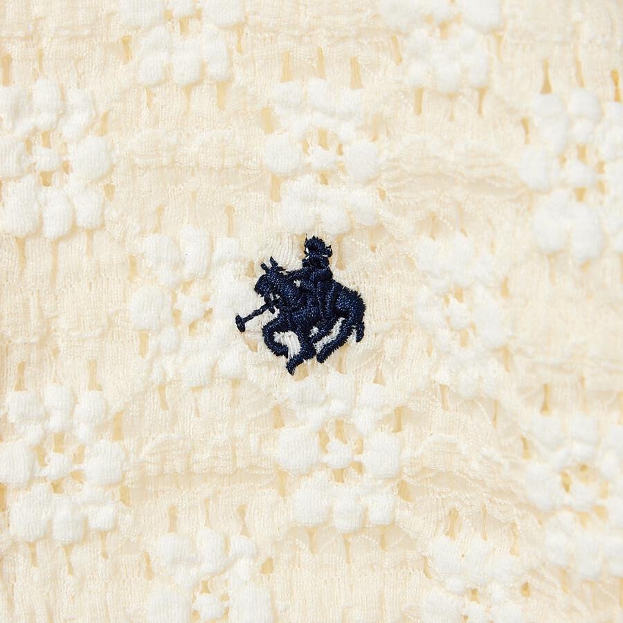 Polo Baby 白色紋圖案套裝 one size 60-70cm