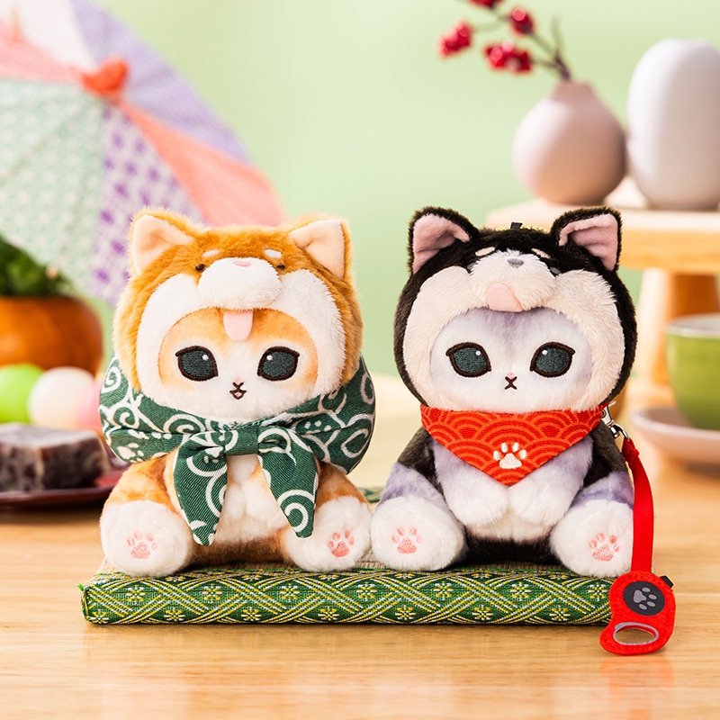 🌸 【預訂】mofusand 黑色柴犬 公仔掛飾 - mofusand 5/6新品