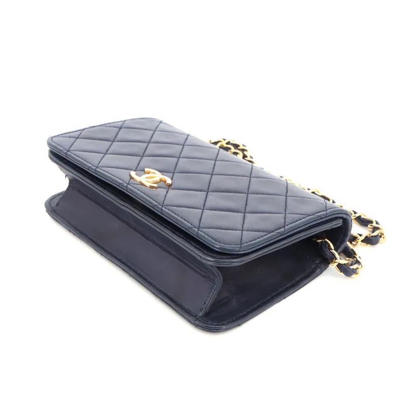 Chanel Matelasse Coco Mark Single Full Flap Single Chain Shoulder Bag