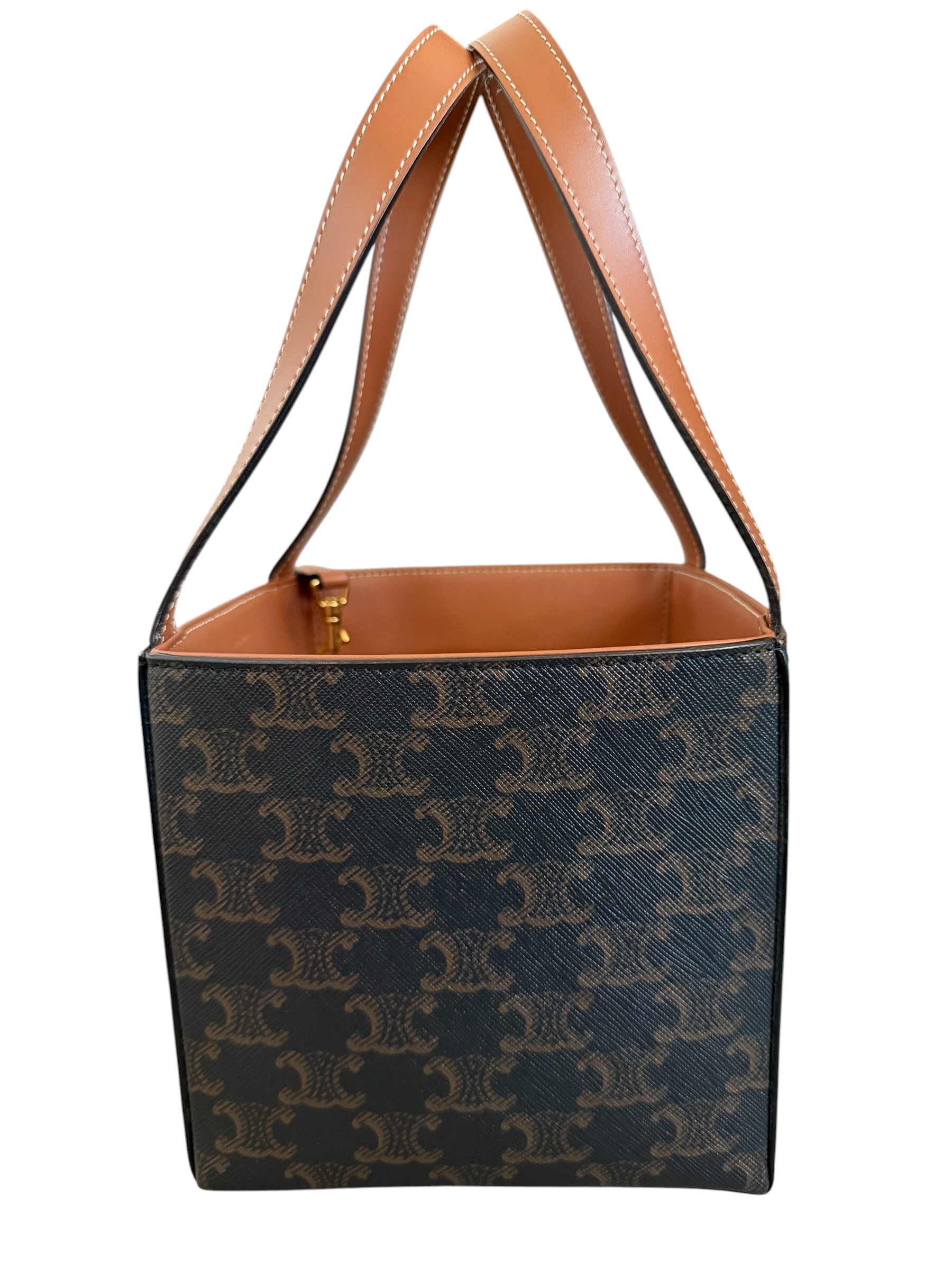 Pre-Owned CELINE Triomphe Canvas Cuir Cube / Product Code: W52002