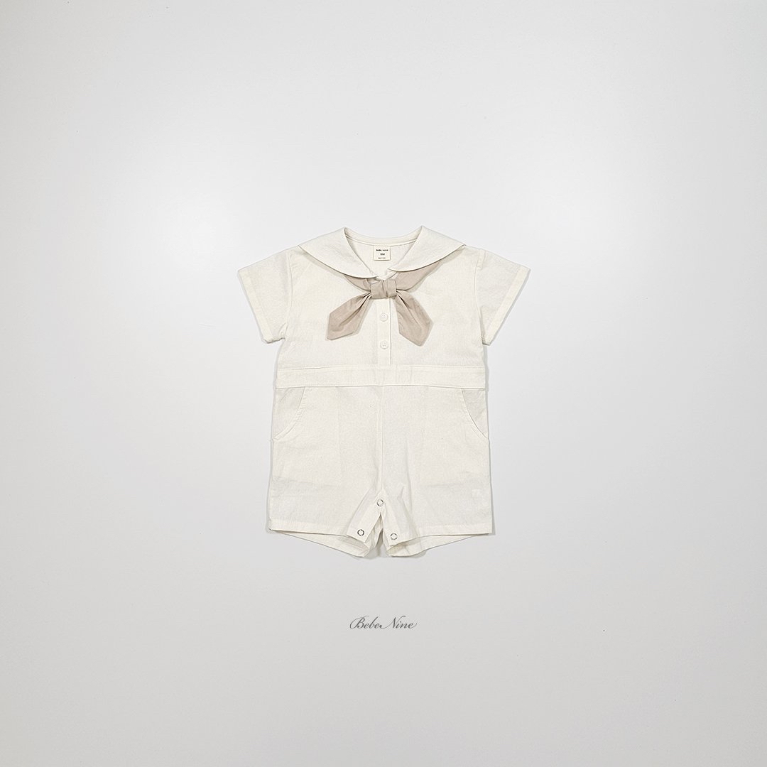 ☀️預訂 韓國直送☀️🇰🇷Bebenine兩色水手領巾短袖連身服