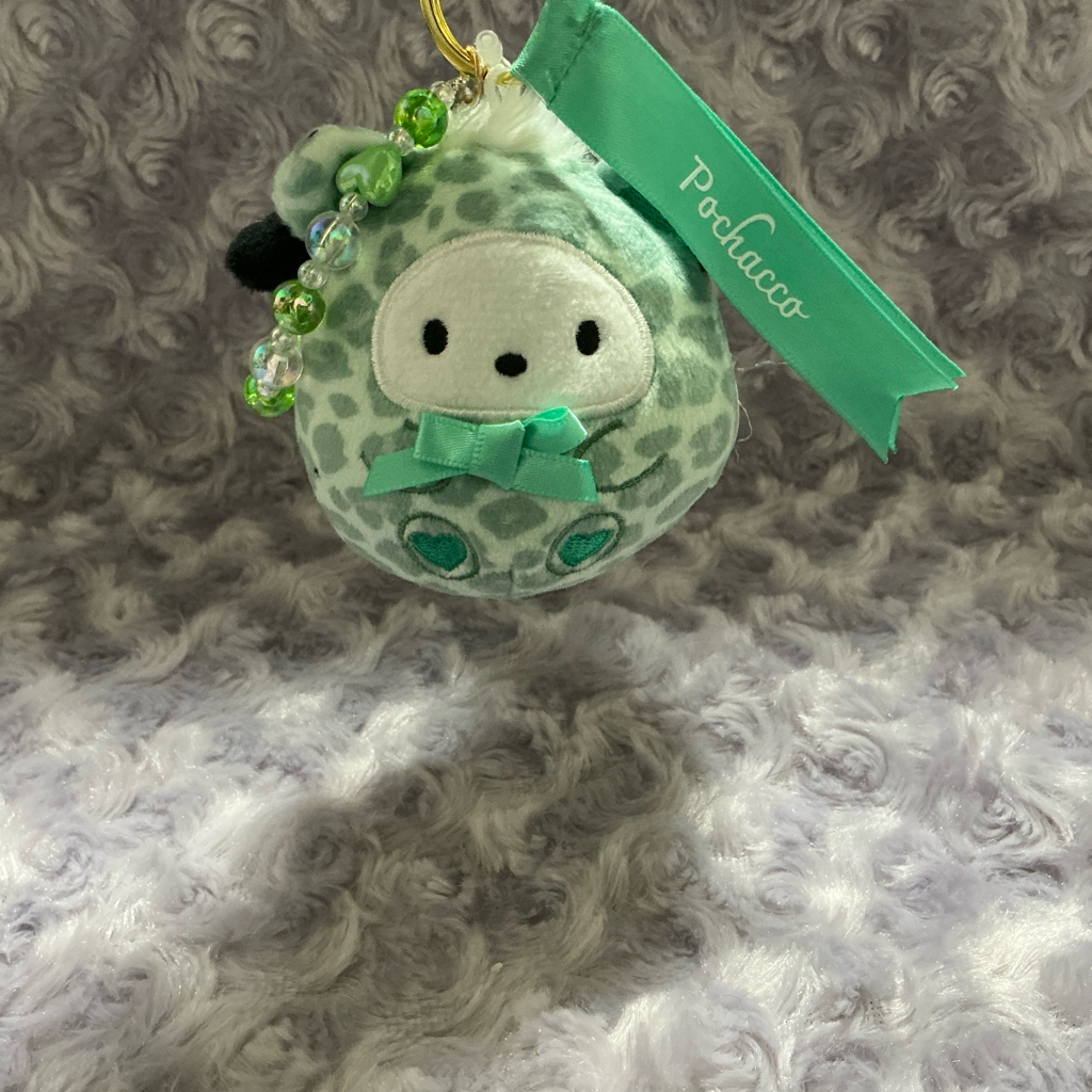 「現貨」Sanrio豹紋不倒翁公仔匙扣