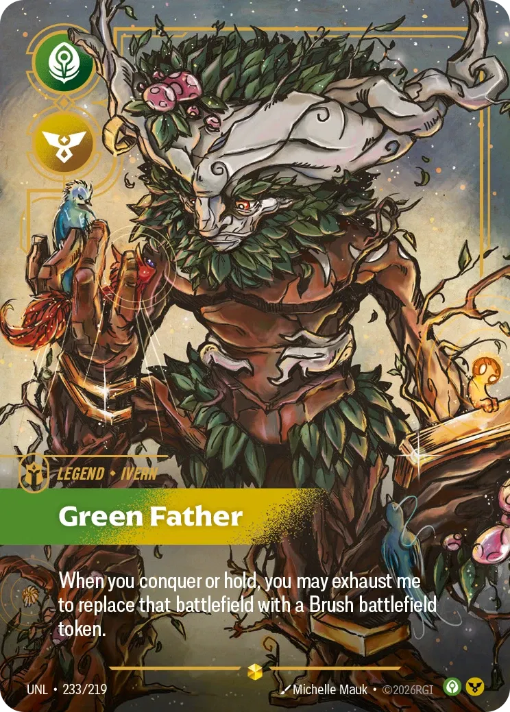 [ Unleashed - Overnumber ] UNL-233/219 Ivern Green Father