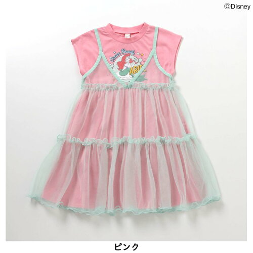 🆕【⭐訂購⭐】  日本直送🌀#Ariel / #Frozen 蓬鬆多層薄紗連身裙［2款選］🌀[ELGA-0080][260815]
