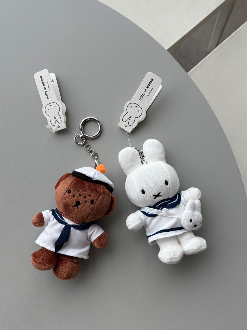 新貨到店 [韓國直送] Miffy in Busan釜山限定 水手服公仔掛件 (Miffy/Barbara)
