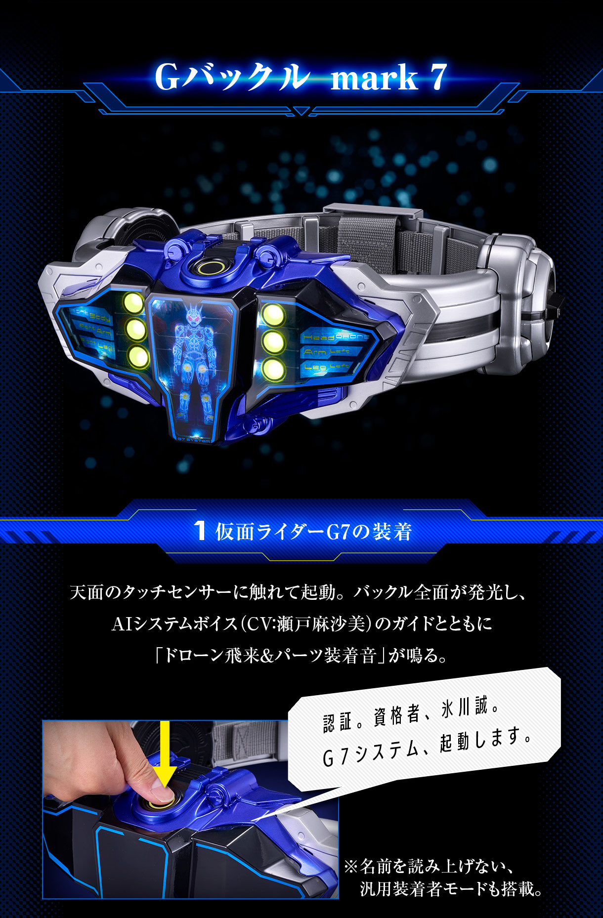 (預訂訂金 $1000) (總價 $2636) (魂限) Bandai CSM 幪面超人 亞極陀 變身腰帶 G帶扣 Mark 7 & GAUGE LAMP G帶扣 (行版) Complete Selection Modification Kamen Rider Agito G Buckle Mark 7 & Gauge Lamp G Buckle