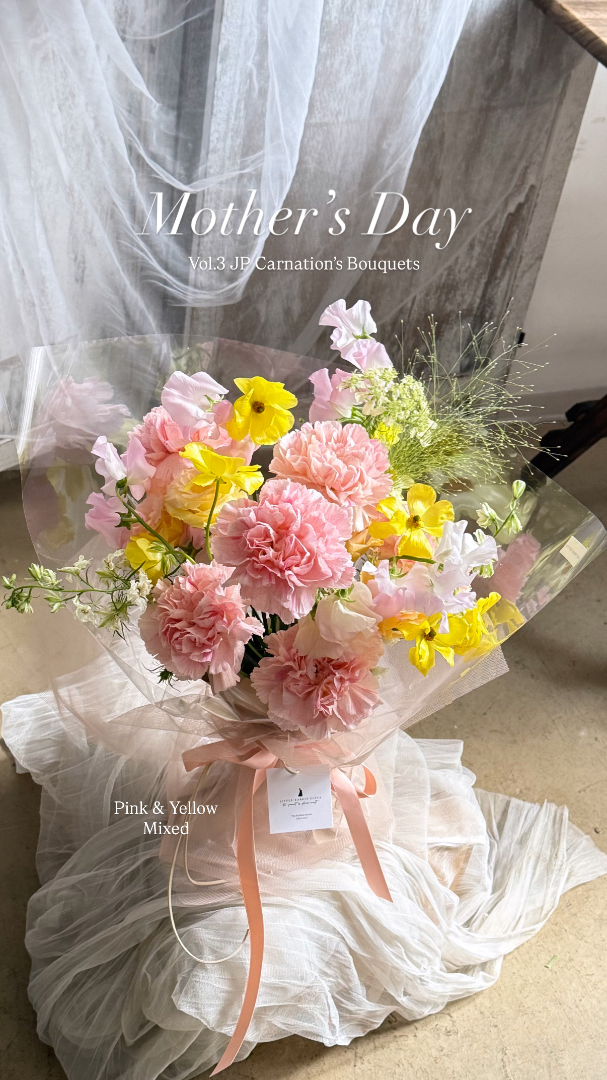 2026 母親節🌸 Vol.3 JP Carnation’s Bouquet  日本康乃馨花束(早鳥優惠）