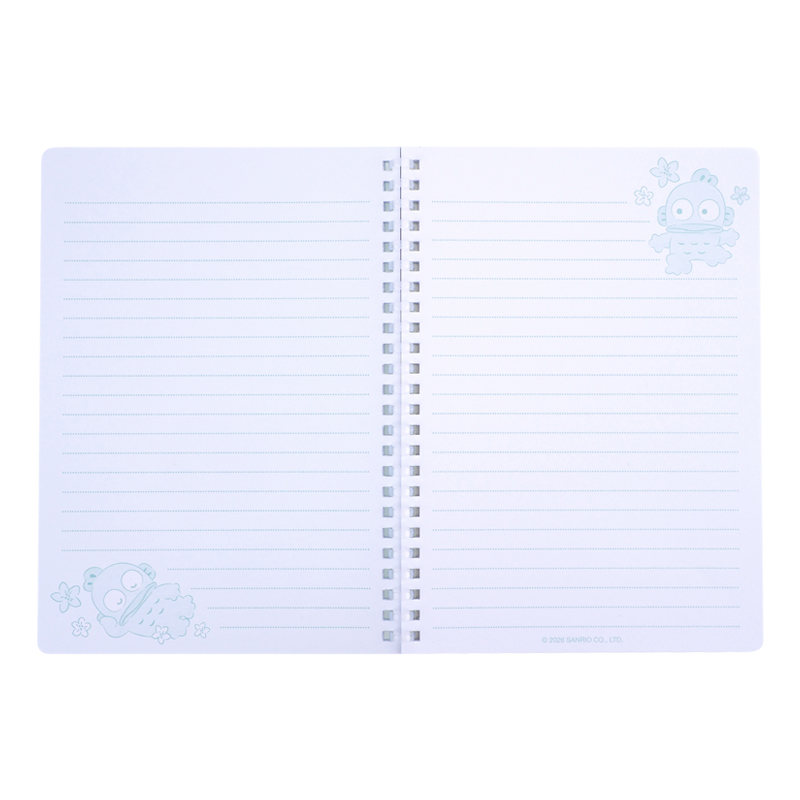 Hangyodon A5 Soft Wire-O Notebook A5軟線圈簿 (共100頁紙, 內頁間線)