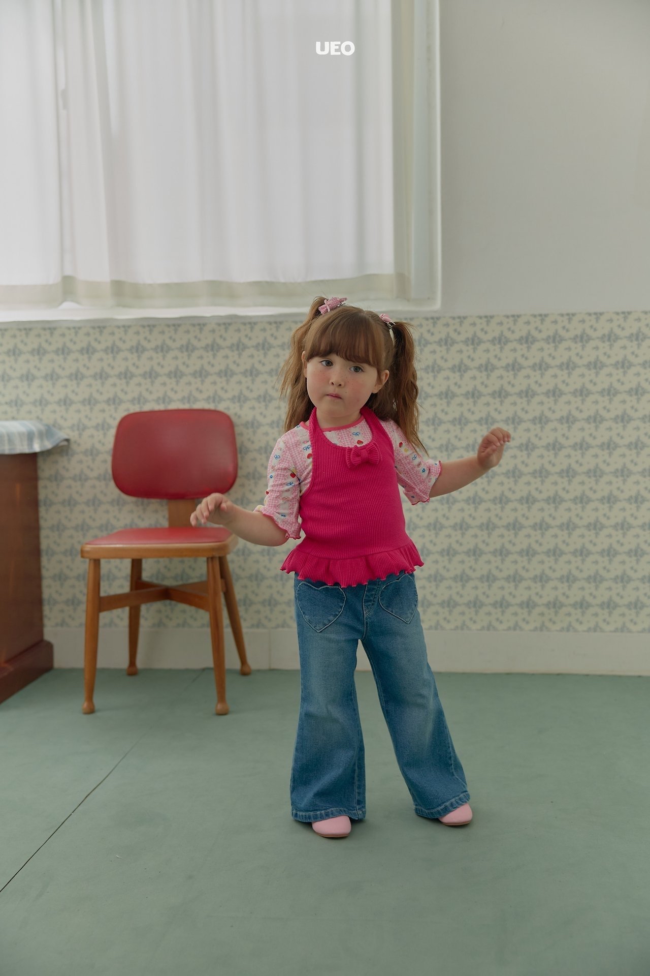 Girls | Bear Frill T-shirt