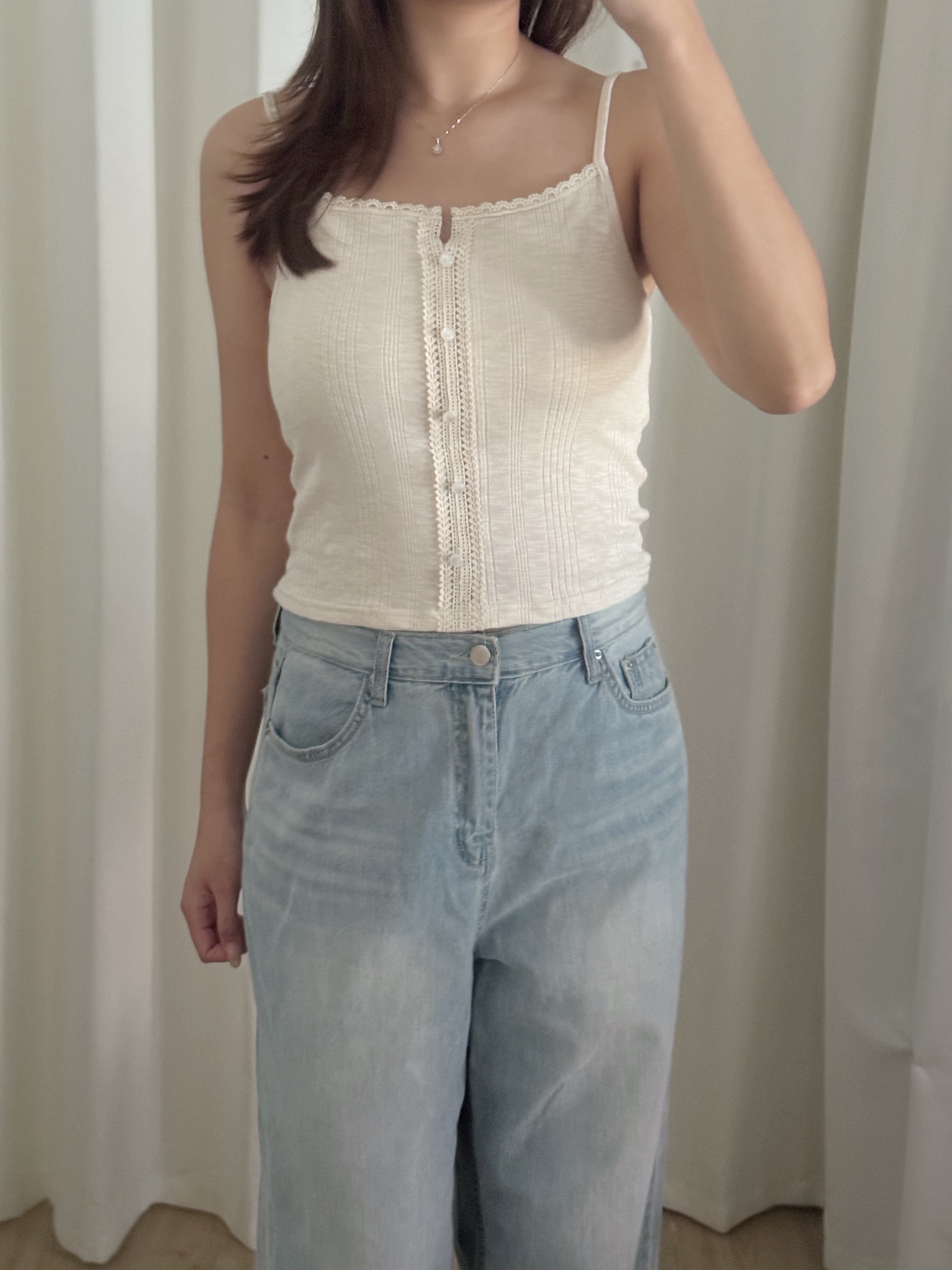 微立體花紋小背心