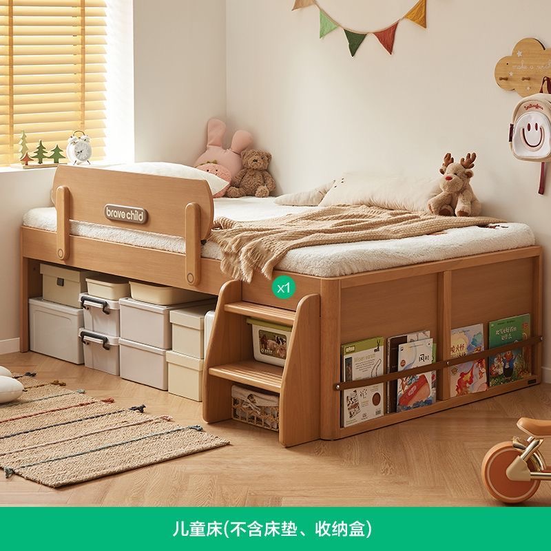 半高床 現代簡約兒童 高床 細單位睡房 1.5 米單人儲物床 bed 兒童床