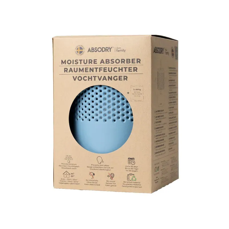 Absodry Duo 家居吸濕劑丨有效去除潮濕丨異味丨無需用電丨人寵無害【3/29截單，預計 :4月中至尾發貨】】