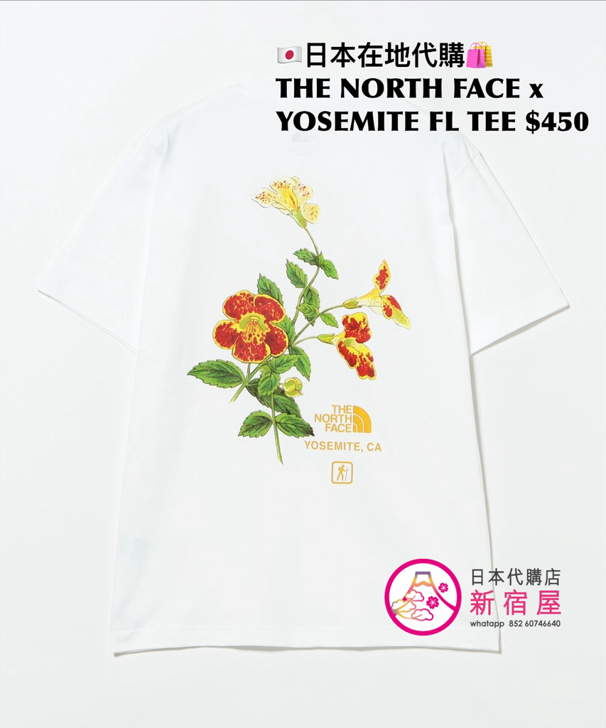 THE NORTH FACE x YOSEMITE FLOWER T-SHIRT