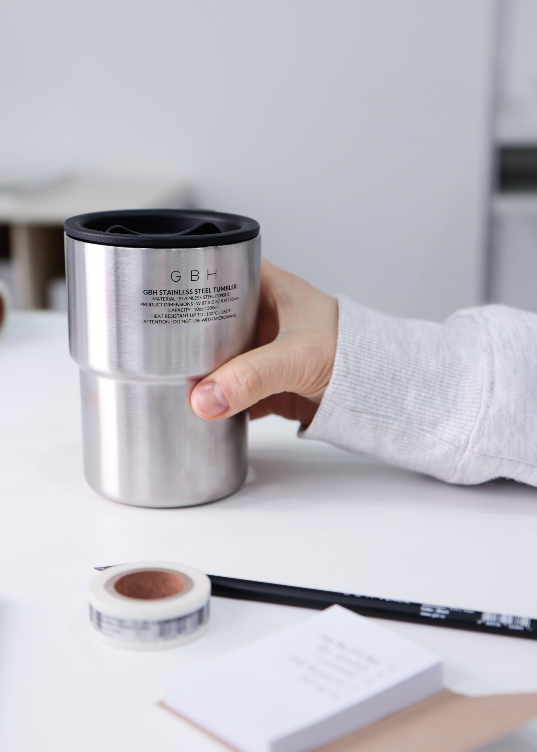 GBH STAINLESS STEEL TUMBLER / 300ml