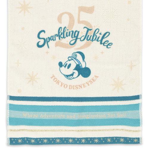 【預訂】DisneySea 25th Sparkling Jubilee - face towel