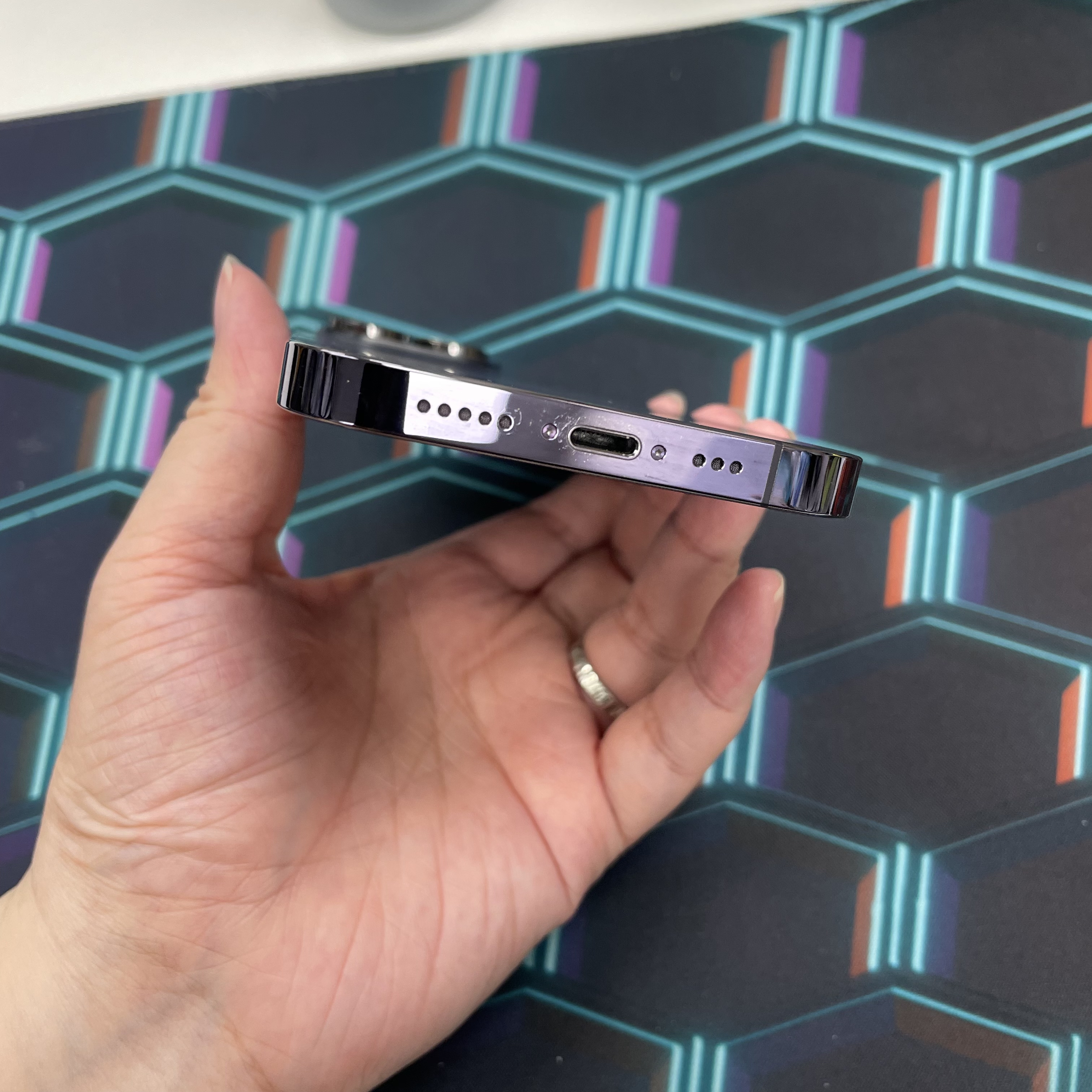 *6193 14 pro 完美機 128GB 電74 紫色 purple