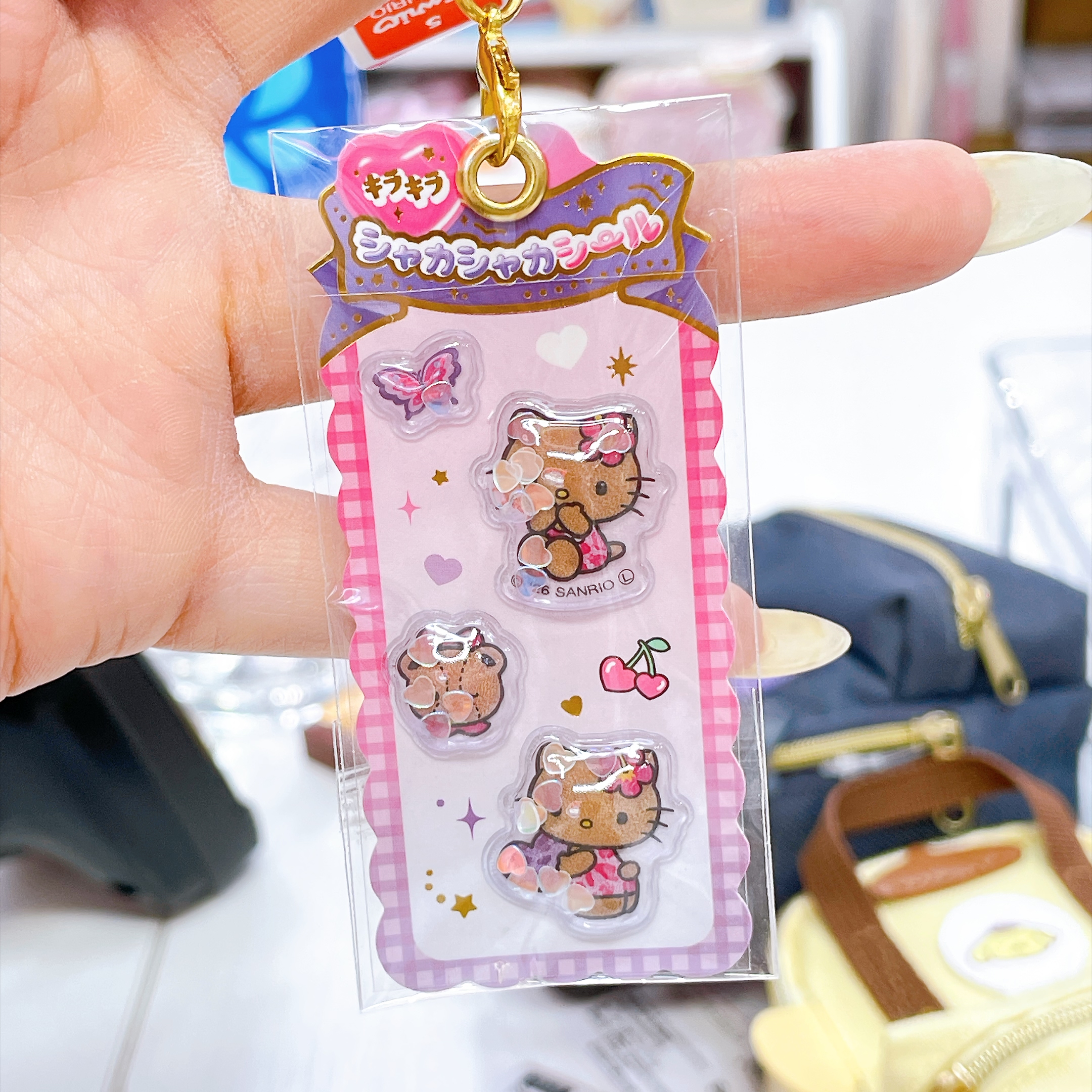 日本直送日本版Sanrio 鎖匙扣貼紙