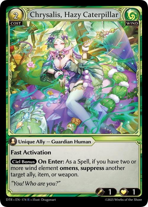FOIL - Chrysalis, Hazy Caterpillar/DTR  EN–174 (R)