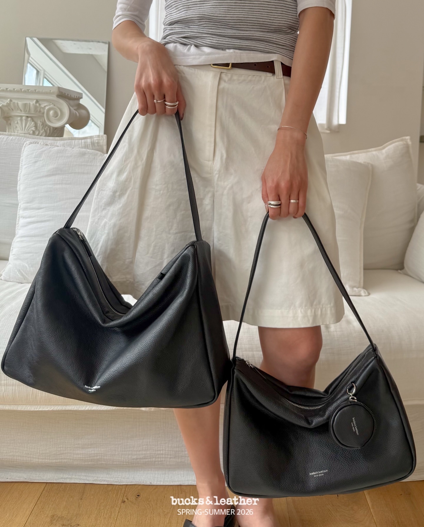 【26SS】 預訂_Porter Bag L By Bucks & leather