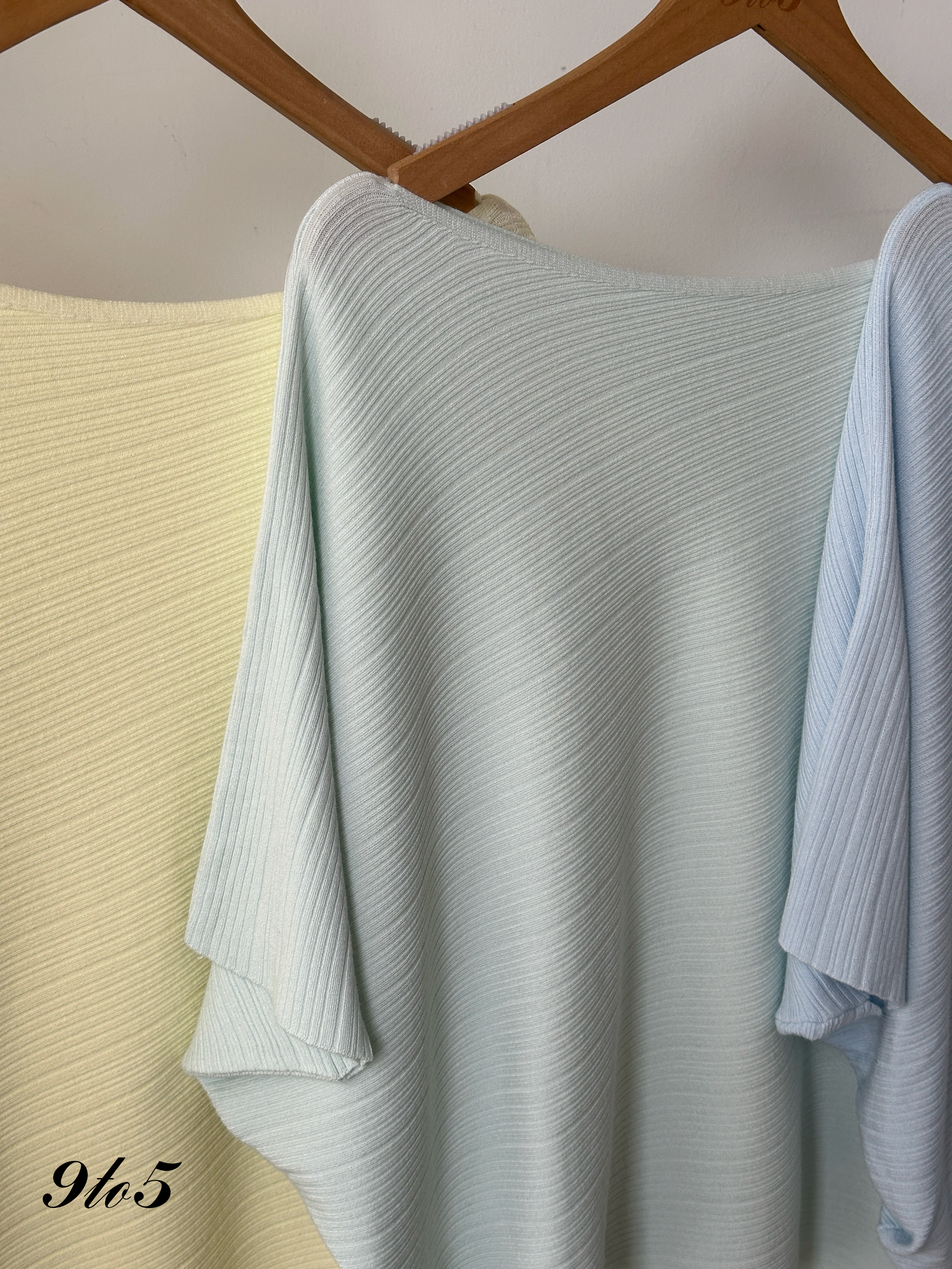 T4127 Oversize Off-Shoulder Top - 5 Colors 