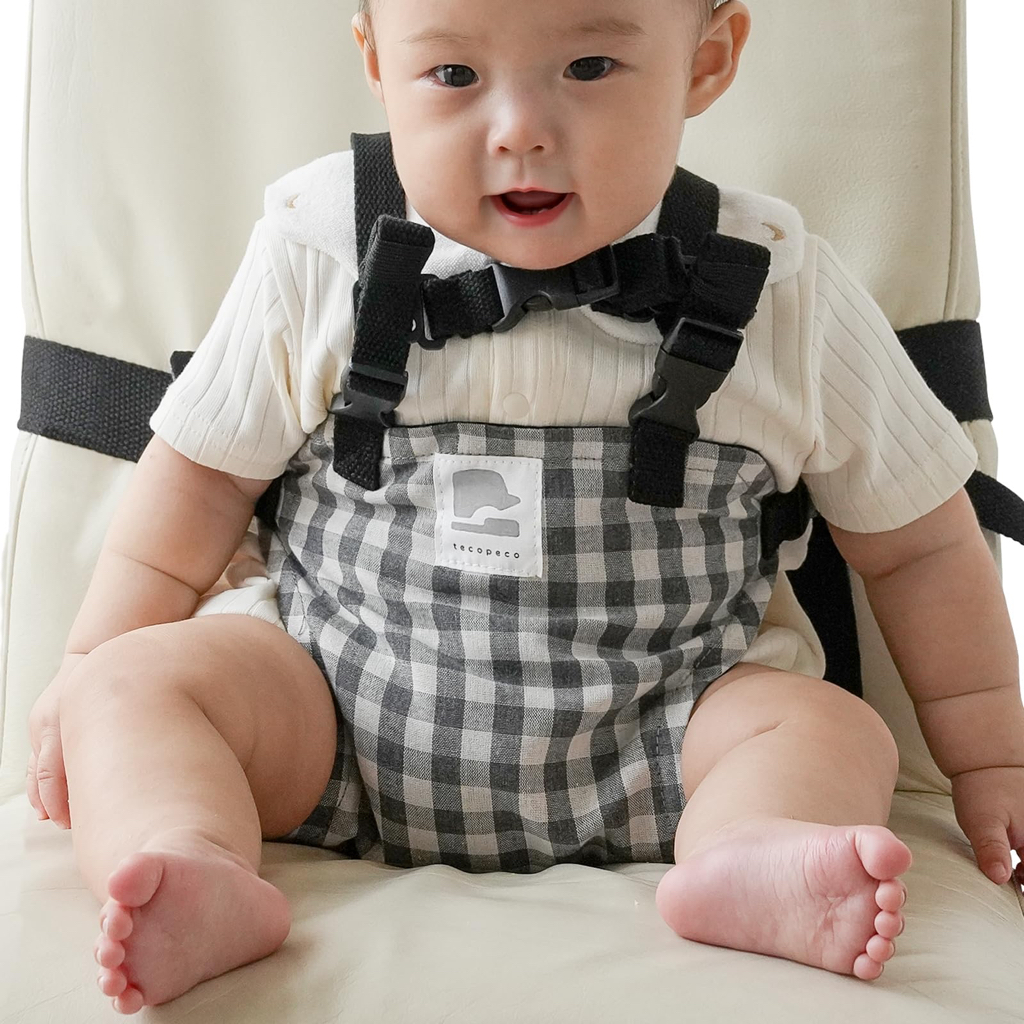 🇯🇵預訂 日本直送🇯🇵六色格紋嬰兒餐椅安全帶Baby Chair Belt
