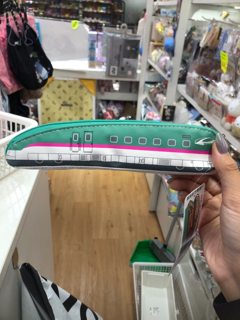 日本直送日本版新幹線日本電車筆袋/筆擦膠套裝