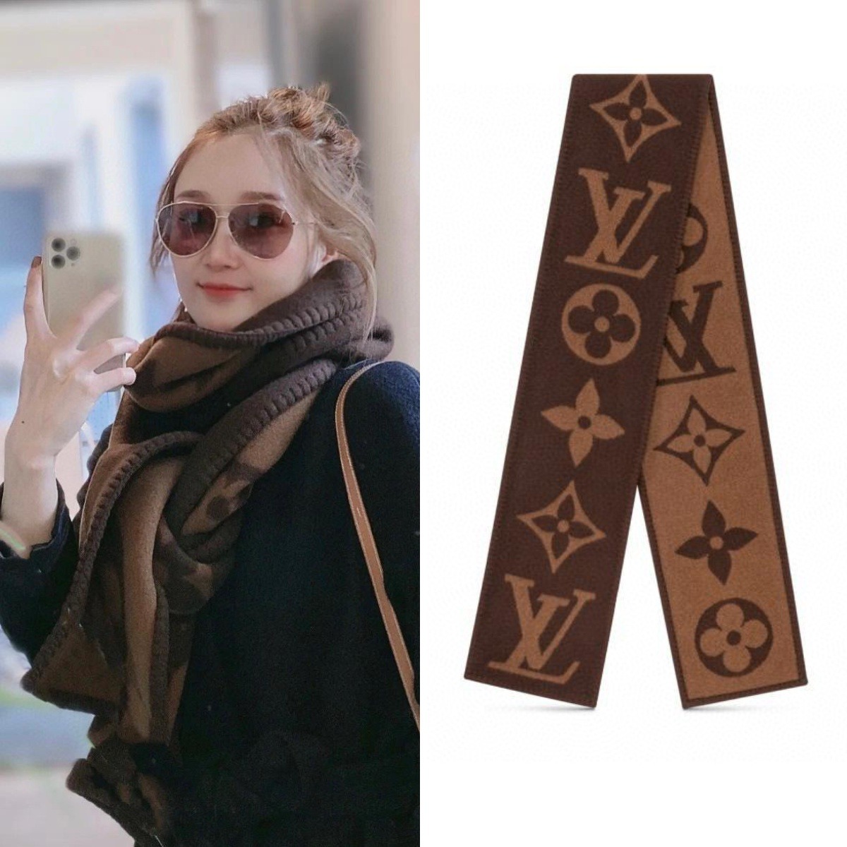 【現貨】【原單】LOUIS VUITTON SWEET DREAMS 羊絨頸巾