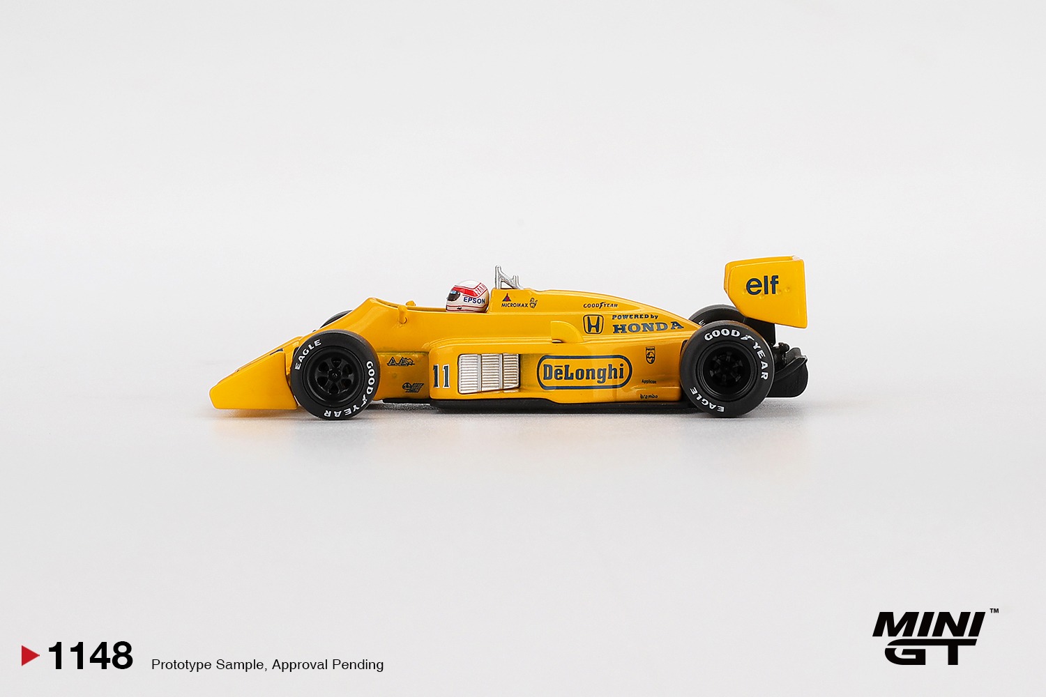Mini GT 1/64 Lotus 99T #11 Satoru Nakajima 1987 Monaco Grand Prix - MGT01148-L 