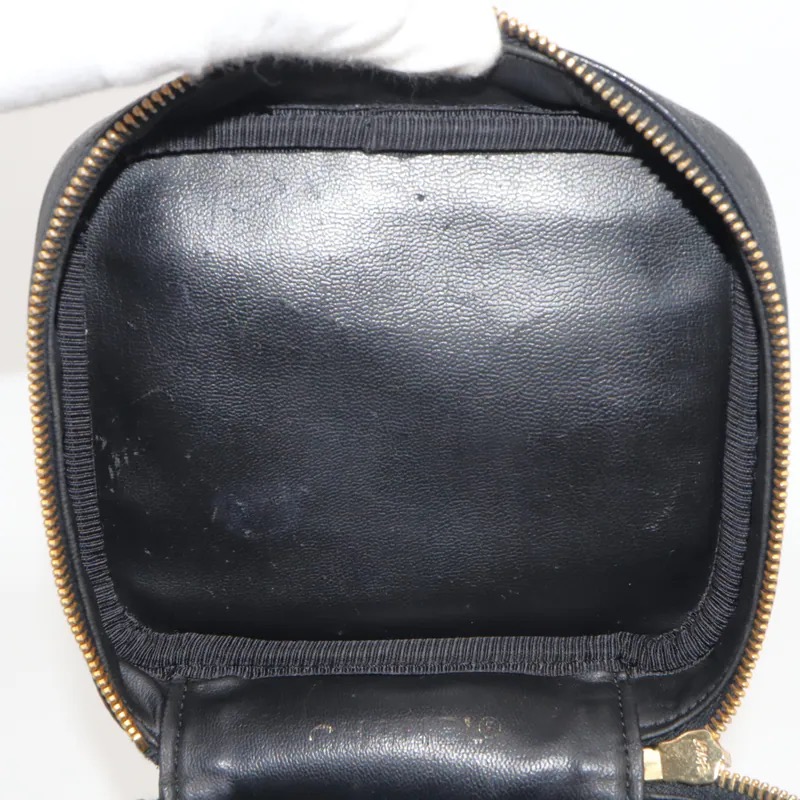 Chanel Black Caviar Vanity Bag