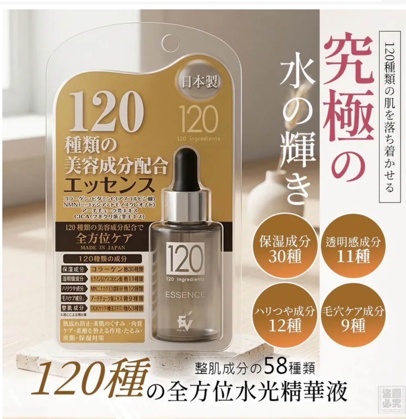 $95支.2支起$85支.日本原裝-高浸透逆齡精華液系列