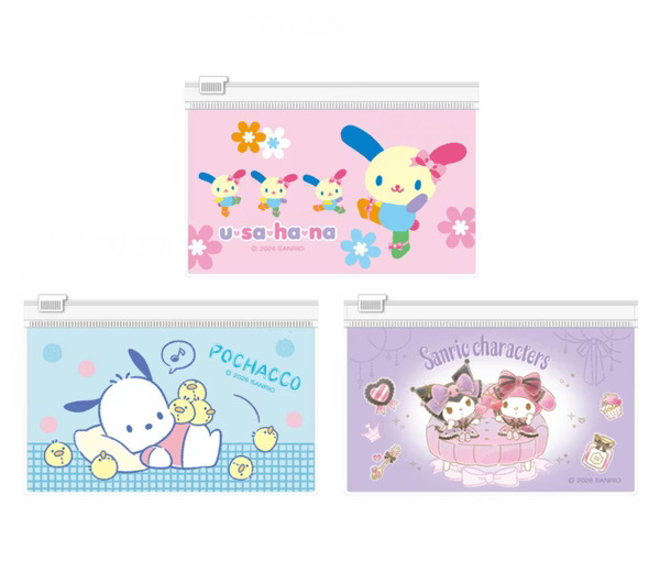 【台灣】Sanrio Characters PVC Card Holder w/ Zipper