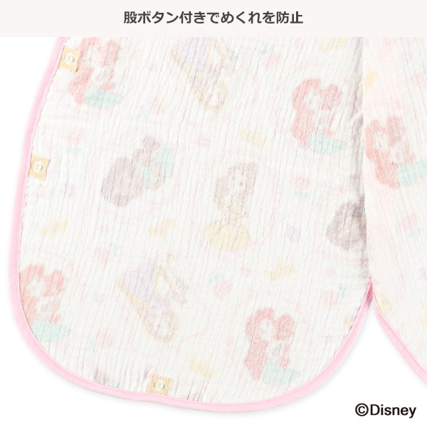🇯🇵預訂 日本直送🇯🇵Disney公主滿印棉紗背心防踢睡袋