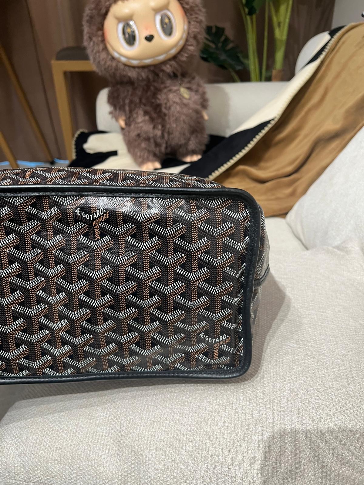 Goyard Anjou pm noir 100%Authentic,98%new✅dust bag✅pouch